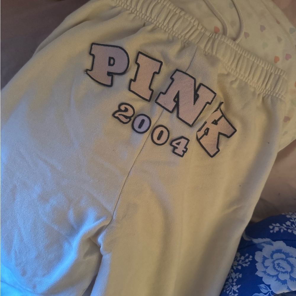 Victorias Secret PINK Embroidered Sweats